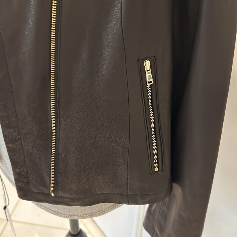 Cole Haan Leather Jacket - Picture 3 of 8